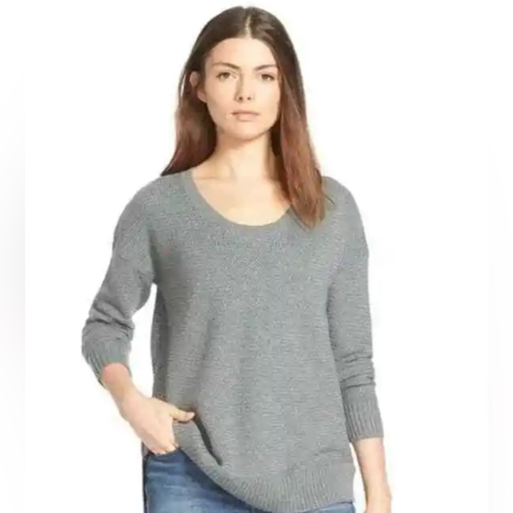 Madewell Chronicle Texture Pullover Knit Sage Green Sweater Size XL